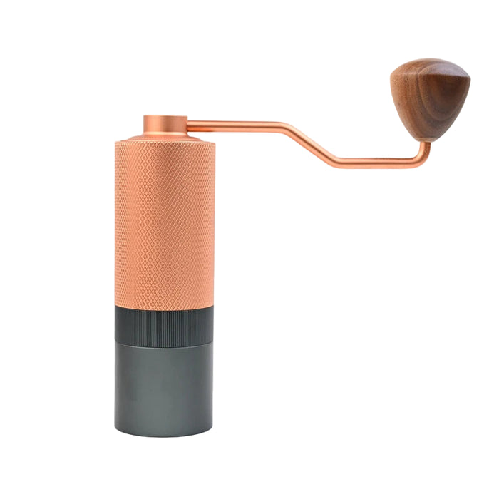 Portable Manual Coffee Grinder Durable Metal Body with Replaceable Precision Burr
