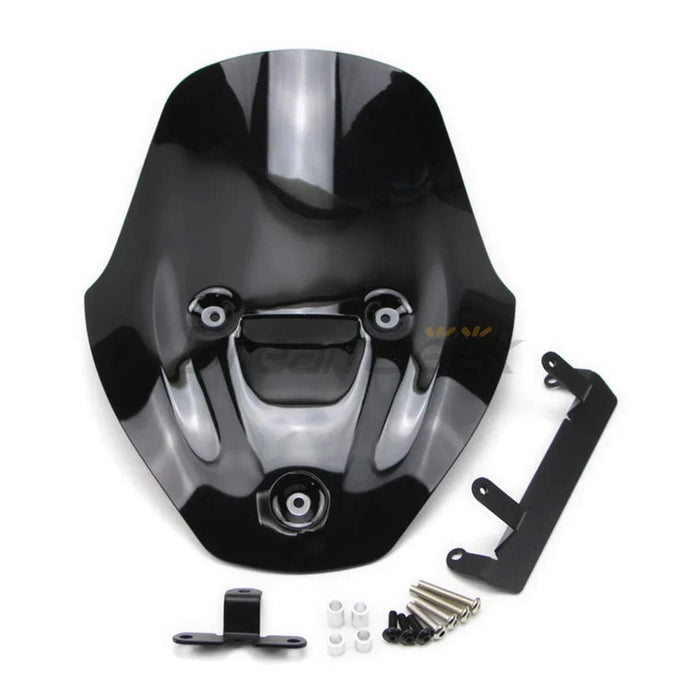 Black Windshield Touring Windscreen for Ducati Diavel V4 2023-2024 Motorcycle Front Air Deflector