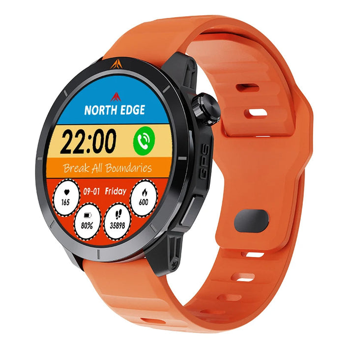 Sports Smartwatch 3ATM Waterproof Orange