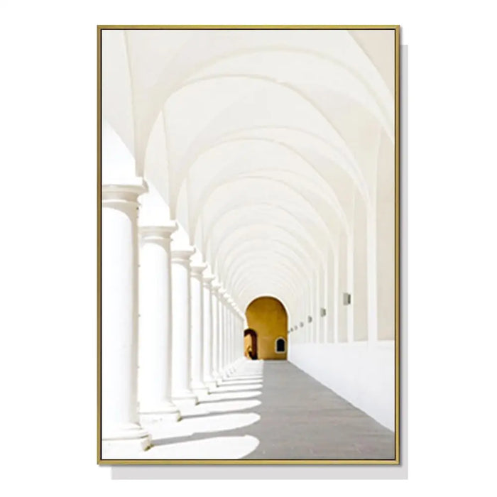 50x70cm Framed Canvas Wall Art – Elegant Hallway Decor