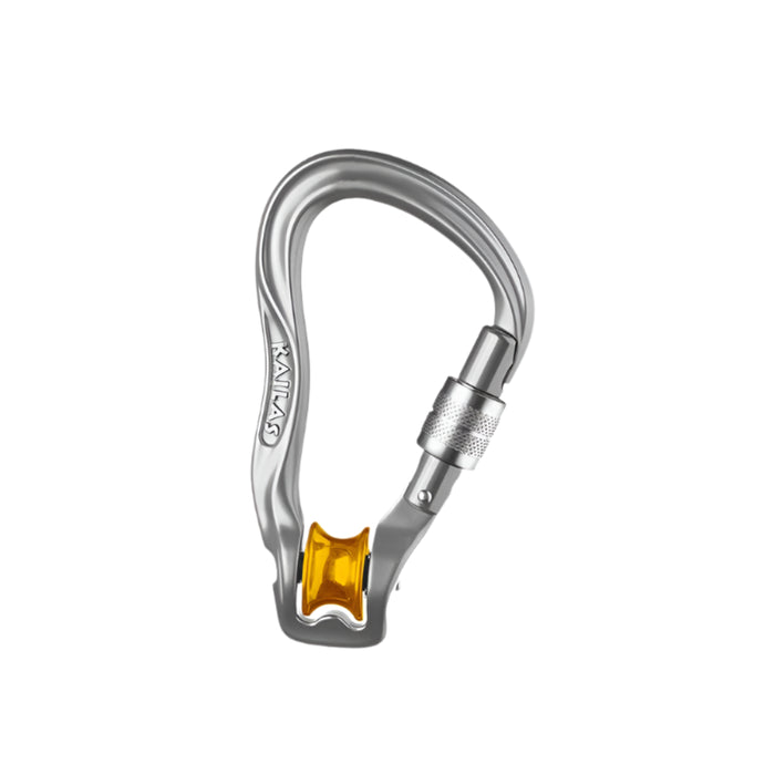 Durable Oval Carabiner for Safe Outdoor Climbing and Hiking Iron gray