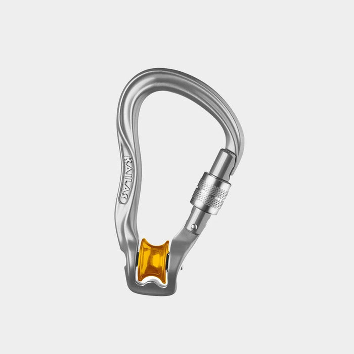 Durable Oval Carabiner for Safe Outdoor Climbing and Hiking Iron gray