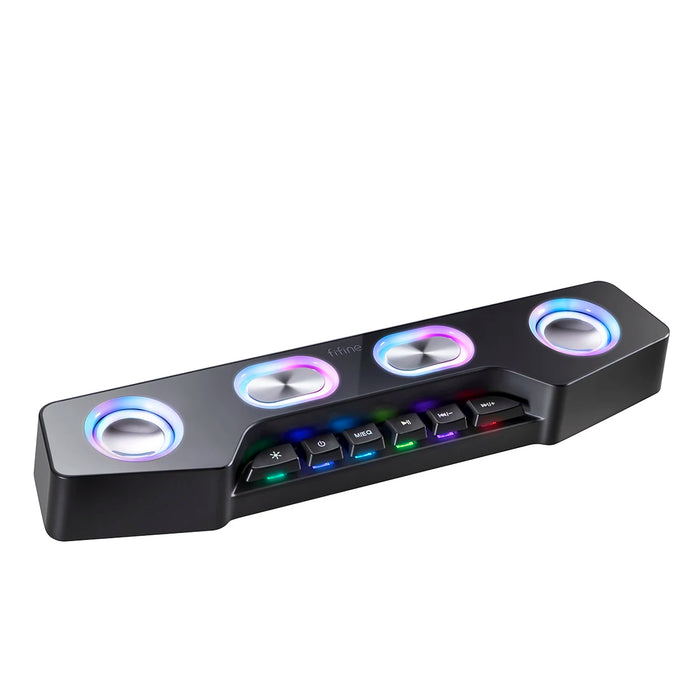 Wireless RGB Gaming Speaker with Bluetooth and Stereo Sound