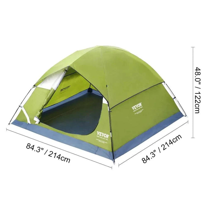 Outdoor Camping Tent - 7x7x4 - 6 Persons - FLUXA