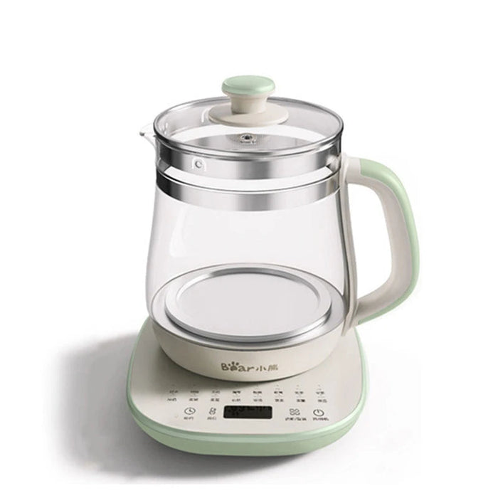 1.5L Electric Glass Kettle with Strainer & Auto-Off
