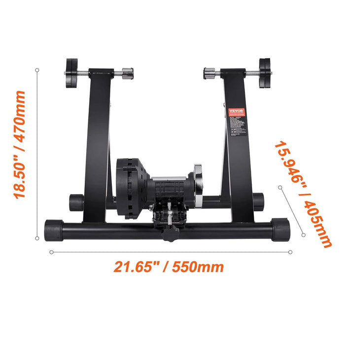 Fluid Bike Trainer Stand with Noise Reduction and Magnetic Motor