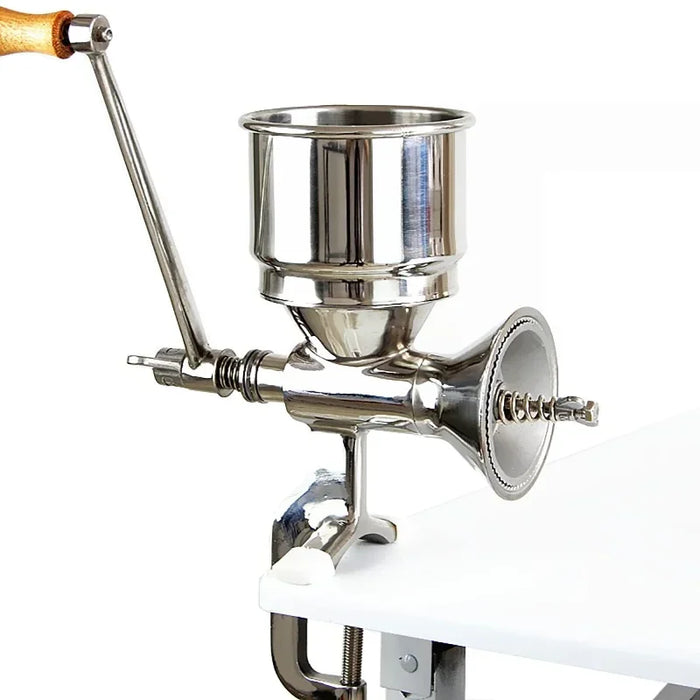 Stainless Steel Manual Food Mill with Wooden Handle