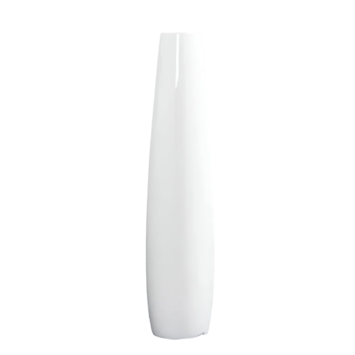 Flat 68cm Glazed Ceramic Vase Indoor Outdoor Display