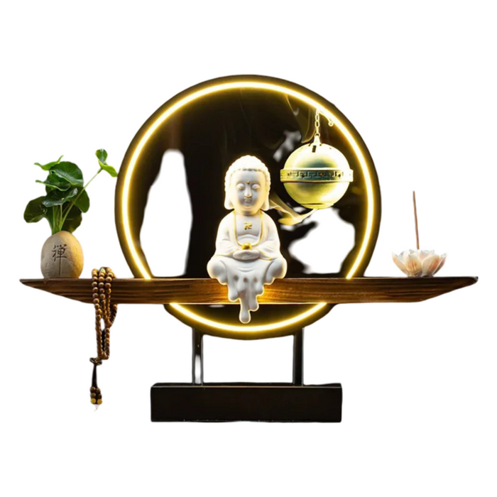 Chinese-Style Backflow Incense Holder for Relaxation & Decor