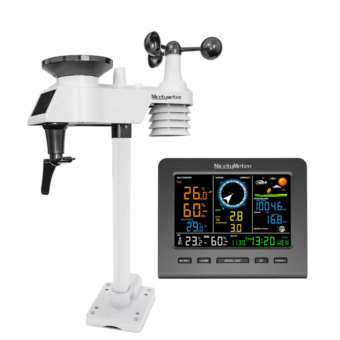 5-in-1 WiFi Weather Station with Outdoor Sensor