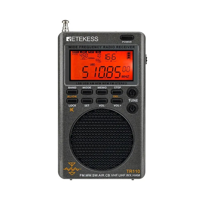 Rechargeable Multi-Band Digital Radio for Outdoors & Home