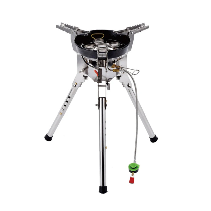 Adjustable Outdoor Propane Burner 8400W Foldable Cooking Stove