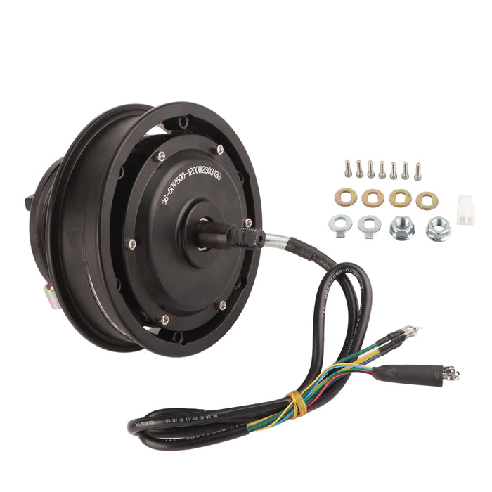 10-inch 500W-1200W Hub Motor 36V-60V, 75KM/H, Drum Brake, Aluminum Alloy