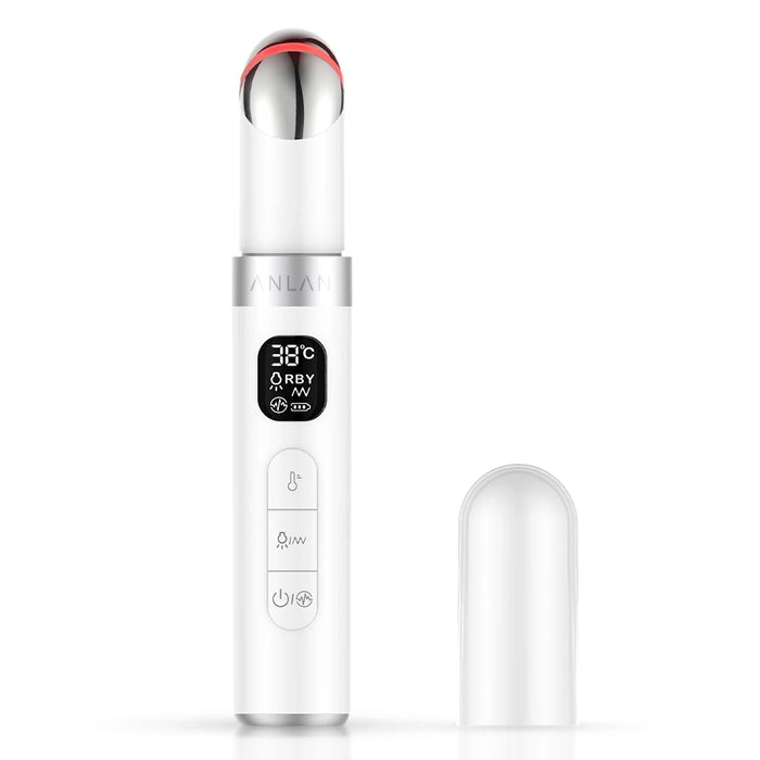 EMS Electric Eye Massager | Microcurrent Skin Lifting & Dark Circle Removal | Hot Vibration