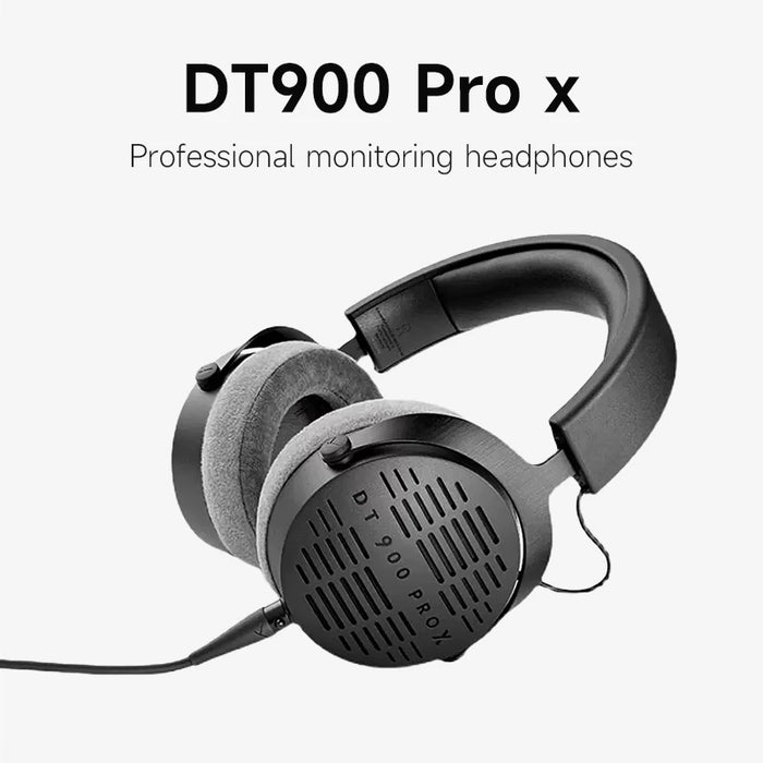 Studio Over-Ear Headphones with Memory Foam and Detachable Cable