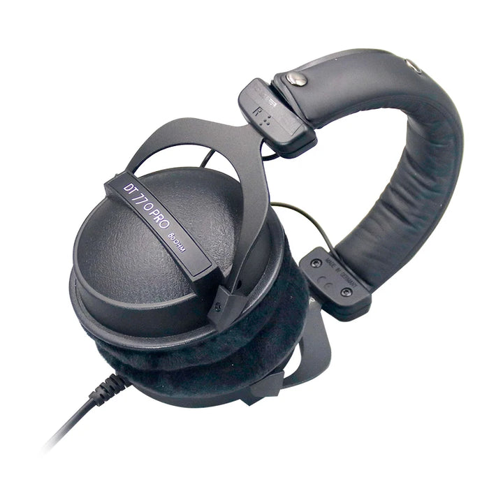 Closed-Back Studio Monitor Headphones with 3.5mm & 6.3mm Adapters DT770 PROX 80 Ohms