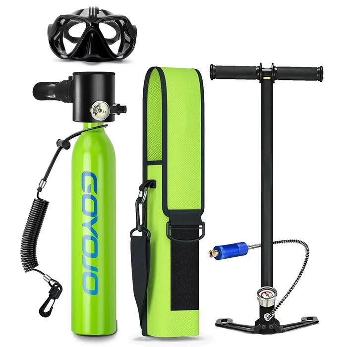 0.5L Mini Scuba Diving Oxygen Tank for Surface Breathing