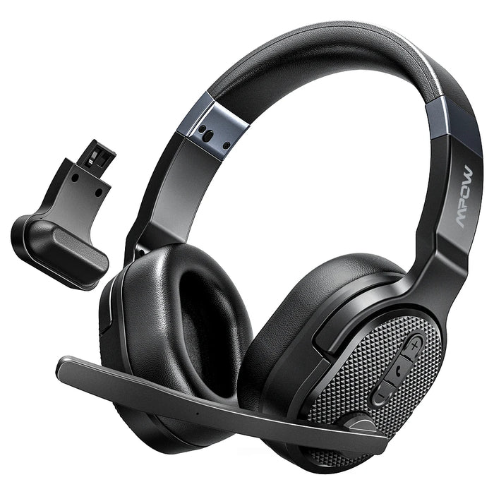 Bluetooth 5.3 Wireless Headphones with Noise Cancellation