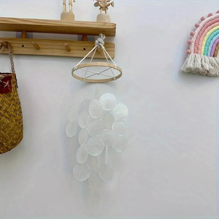 Handmade Nordic Style Shell Wind Chime Hanging Decoration for Birthday Gift