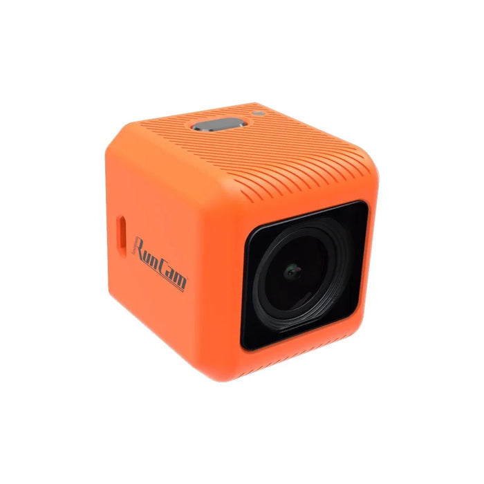 Compact 4K Camera with Stabilizer for Outdoor Adventures RUNCAM5 Orange With 128G SD Card