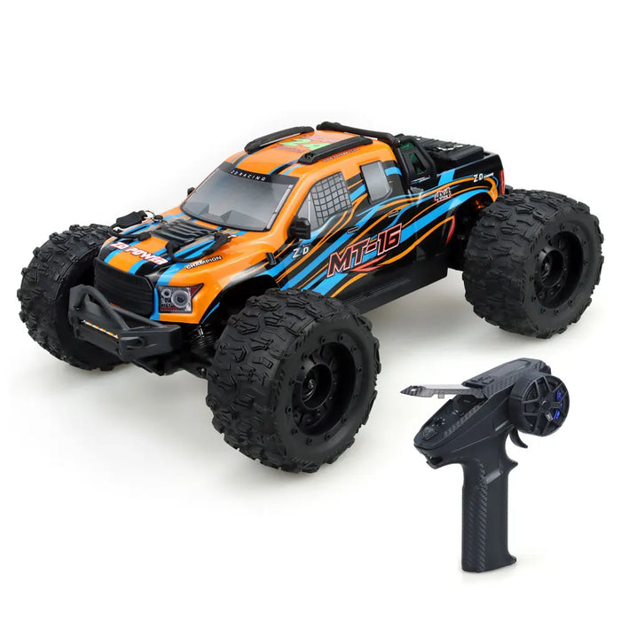 1/16 4WD Brushless RC Monster Truck 80km/h Orange