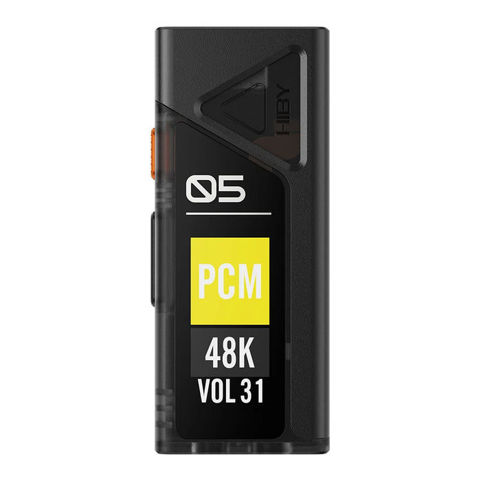 Portable USB DAC Headphone Amp with OLED Display Black
