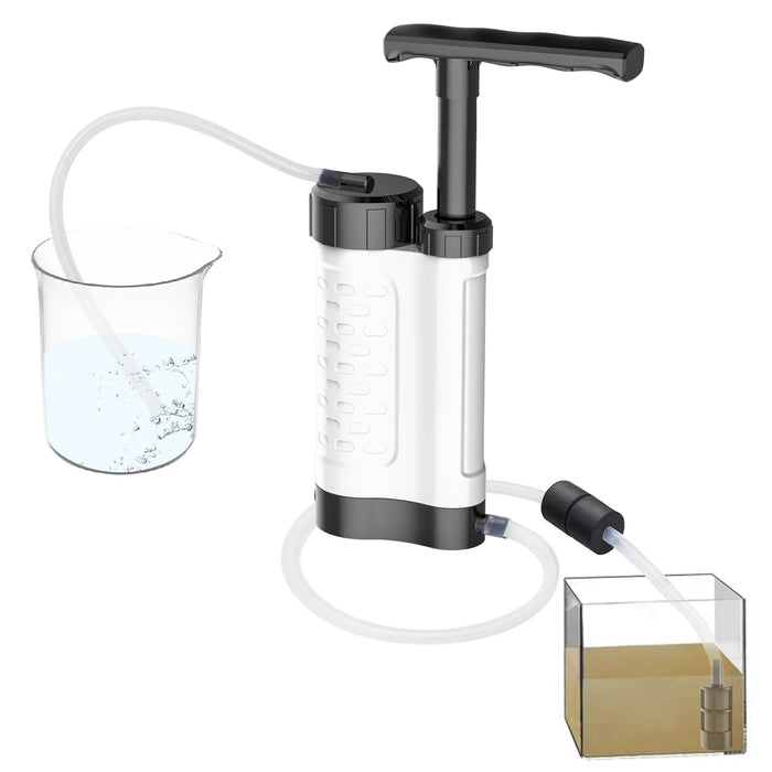 Portable water purifier pump for outdoor exploration and emergency readiness