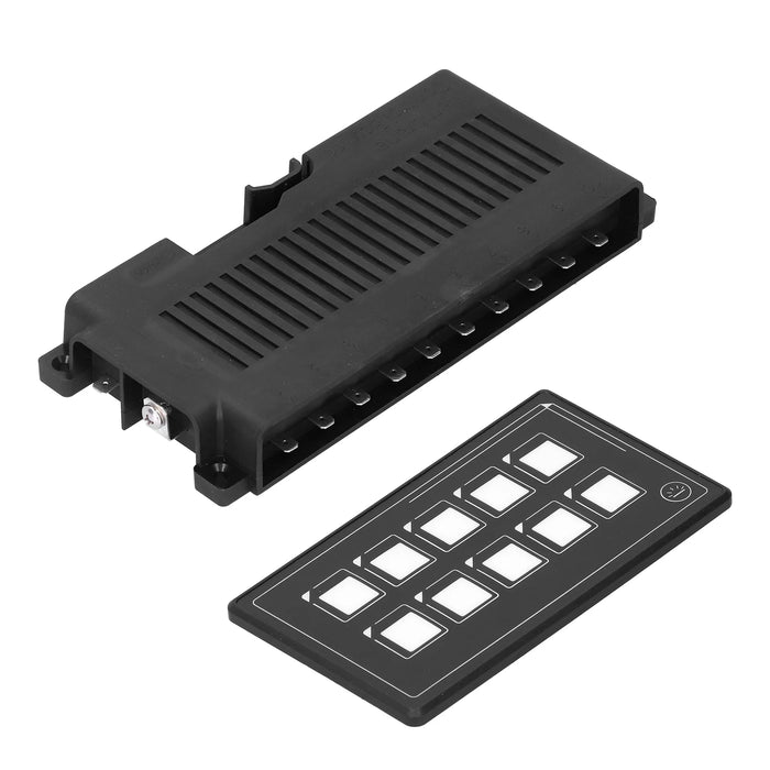 10 Gang LED Switch Panel with Bluetooth APP Control