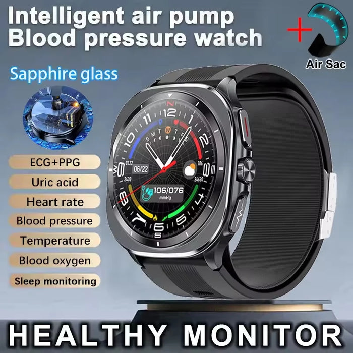 1.43" AMOLED Fitness Smartwatch with ECG and Body Metrics
