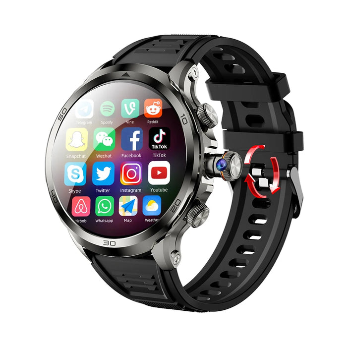 Waterproof 4G Smartwatch with Rotating Camera