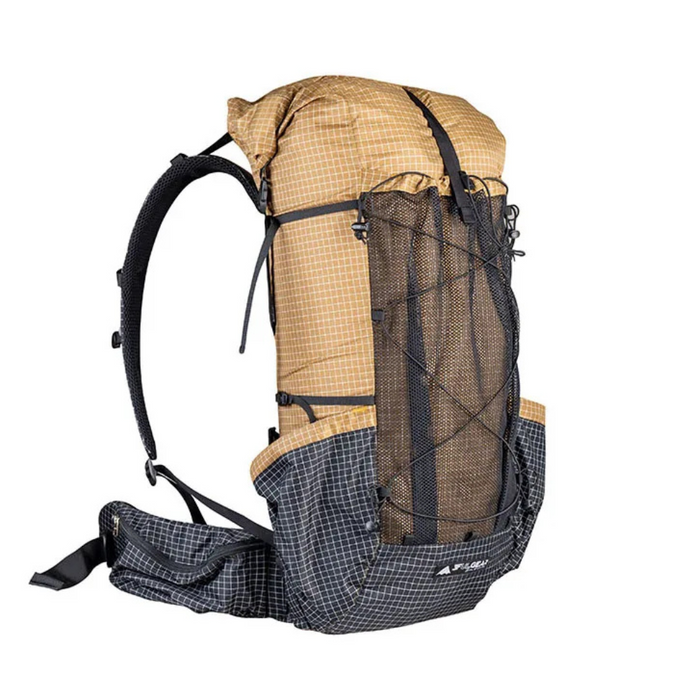Khaki 40+16L Ultralight Outdoor Backpack, 880g