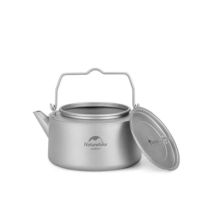 Camping Kettle Ultra-Light Outdoor Pot 1L Titanium Ultra-Light Outdoor Pot