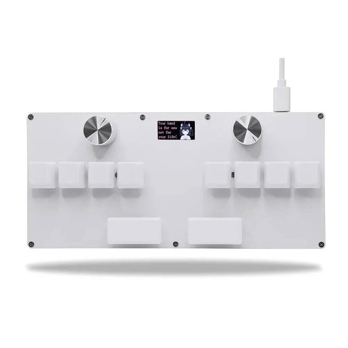 Mechanical keyboard with magnetic switches and customizable trigger stroke