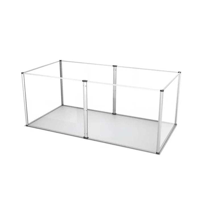 Transparent Acrylic Playpen Cage with Wide Vision and Safe Containment, Preventing Escape