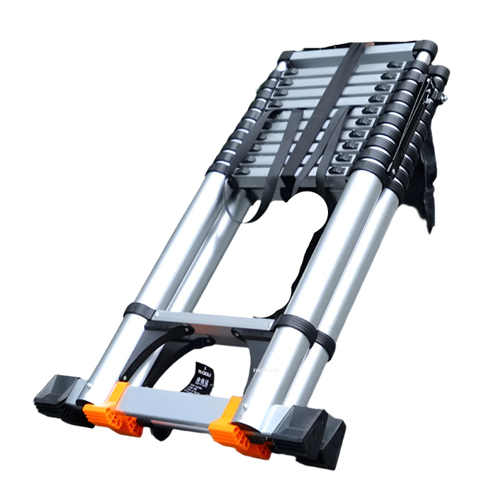 1.9m Telescopic Folding Ladder Aluminum Portable Step Stool