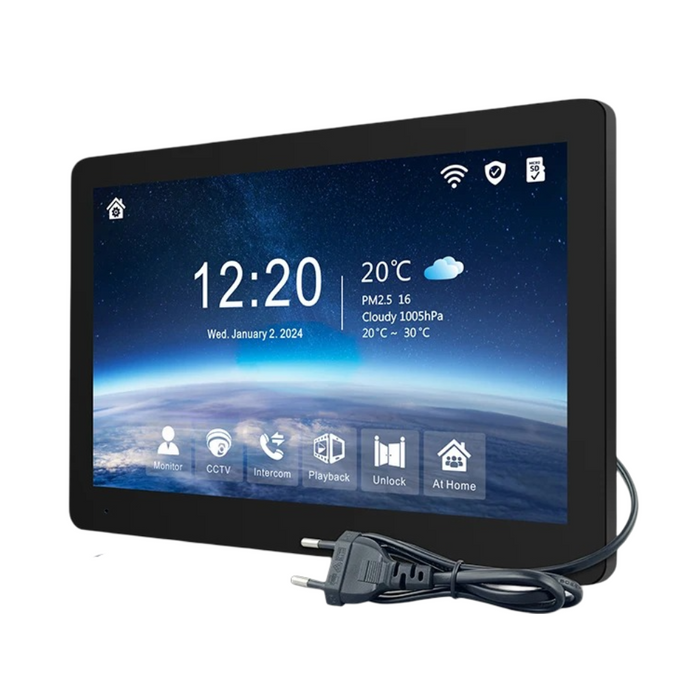 10-inch 1080P Wireless Video Intercom with Mobile Unlock R6-M535BA-B