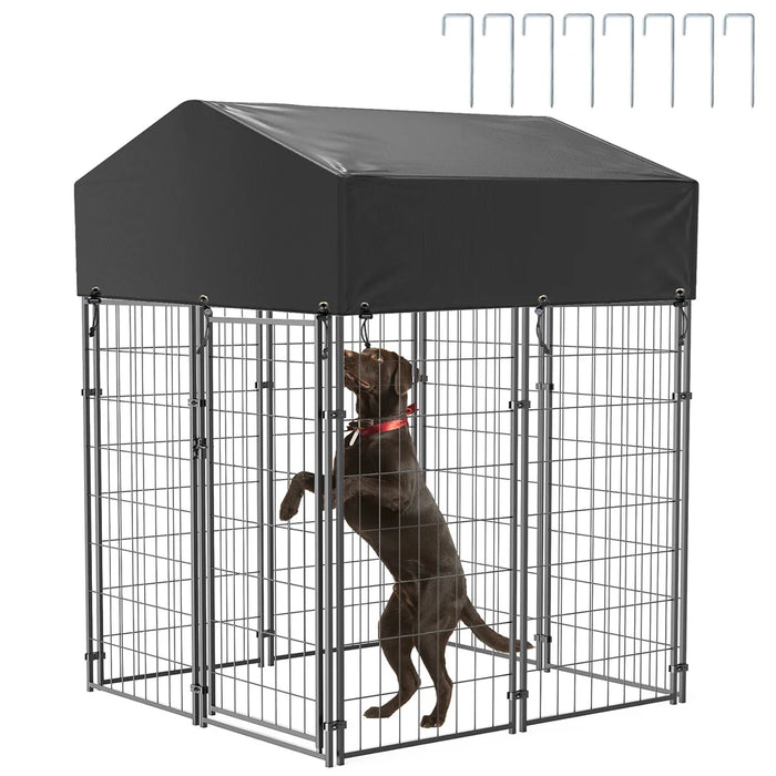 Large Dog Kennel Pet Welded Metal Playpen, S - perfect for outdoor and indoor use