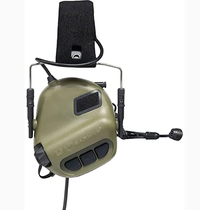 Tactical Headset Set with Kenwood PTT Adapter Green set