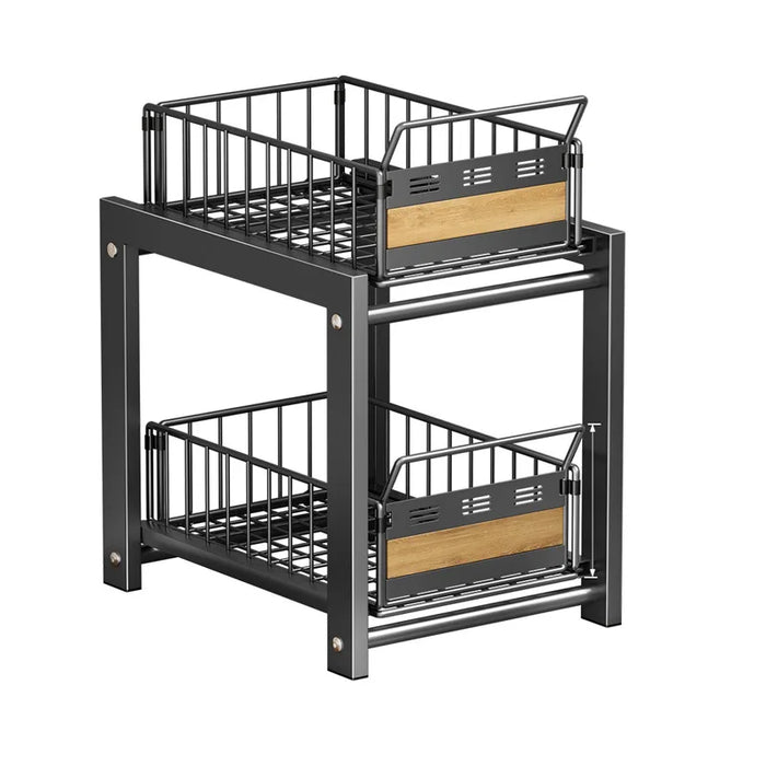 Kitchen Sink Organizer Pull Out, Gray