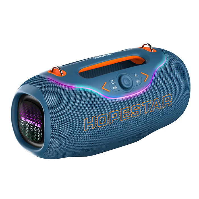 Portable Bluetooth Speaker with TWS 200W Extra Bass IPX6 Waterproof Blue