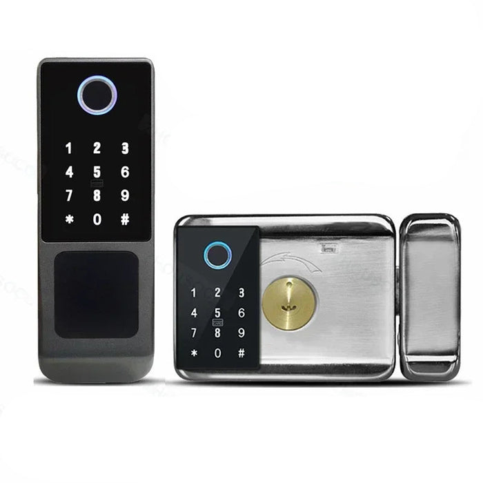 Outdoor Keyless Fingerprint Lock – Waterproof, Remote Access, App & Passcode Unlock A-3