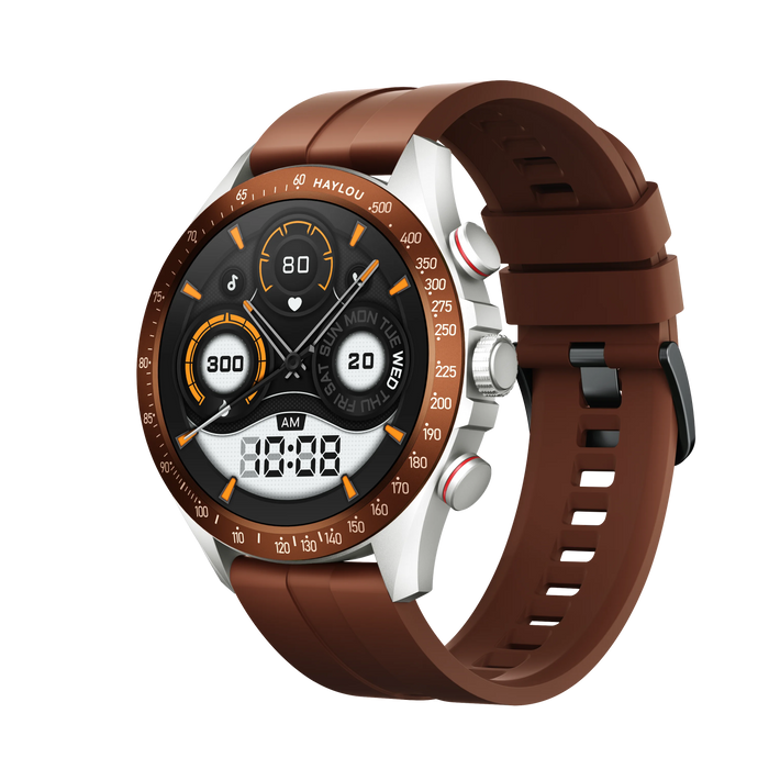 Solar Pro Smartwatch Brown