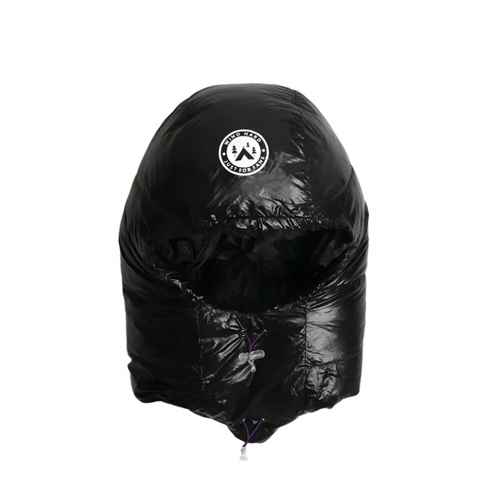 Winter Down Hood, Windproof & Warm for Outdoor Activities Black