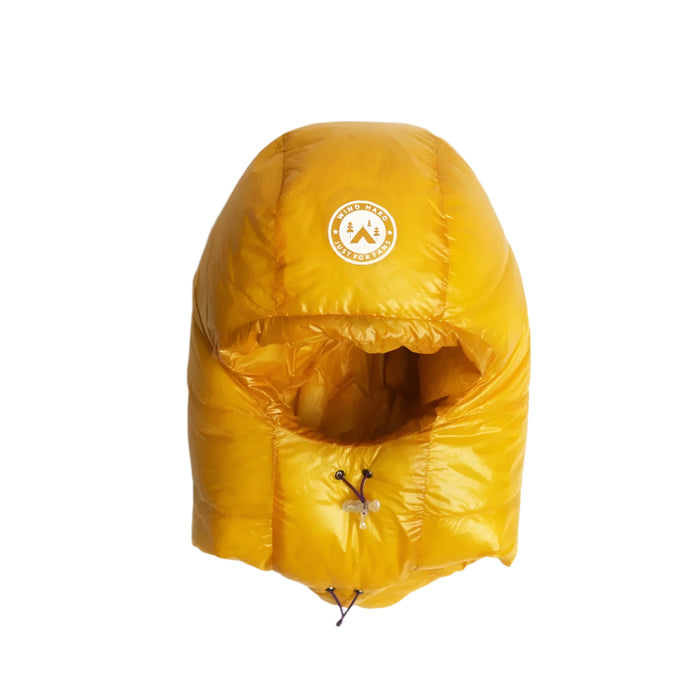 Windproof Down Hood, Winter Ski Cap for Outdoor Activities, Gold