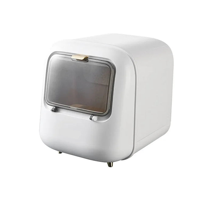 10kg Dry Food Storage Bin Space-Saving Kitchen Container for Grains, Snacks & Pet Food