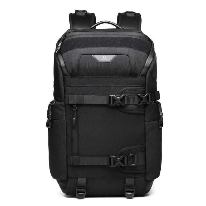 Black Waterproof 15" Laptop Backpack for Cycling & Outdoors