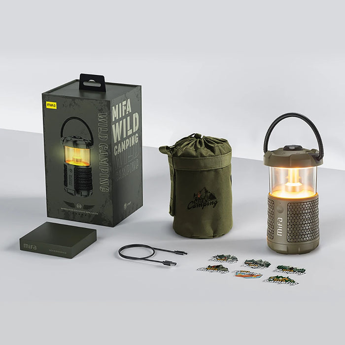 Outdoor Bluetooth Speaker with Lantern, 38H Playtime, IP67