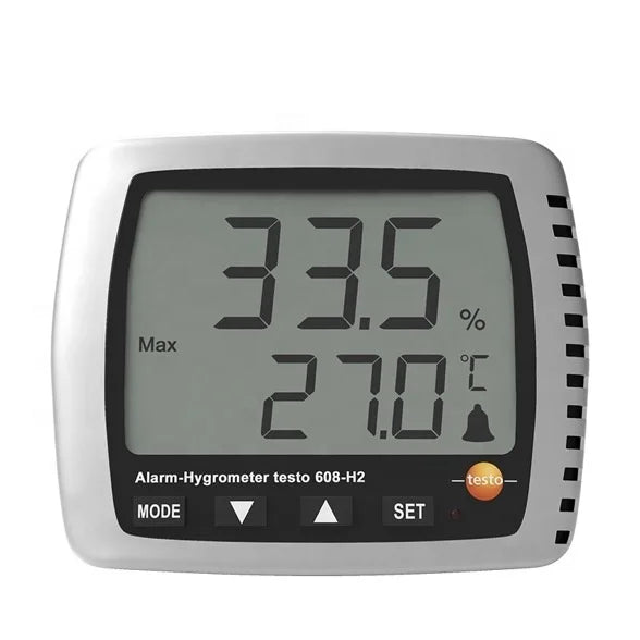Compact Digital Hygrometer Precise Indoor Climate Measurement with 2-Line LCD Screen