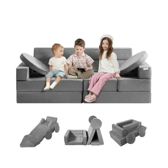 High-density 25D foam Play Couch Kids Sofa for toddlers