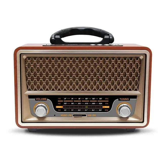 Multifunction Radio Speaker with Subwoofer and Bluetooth